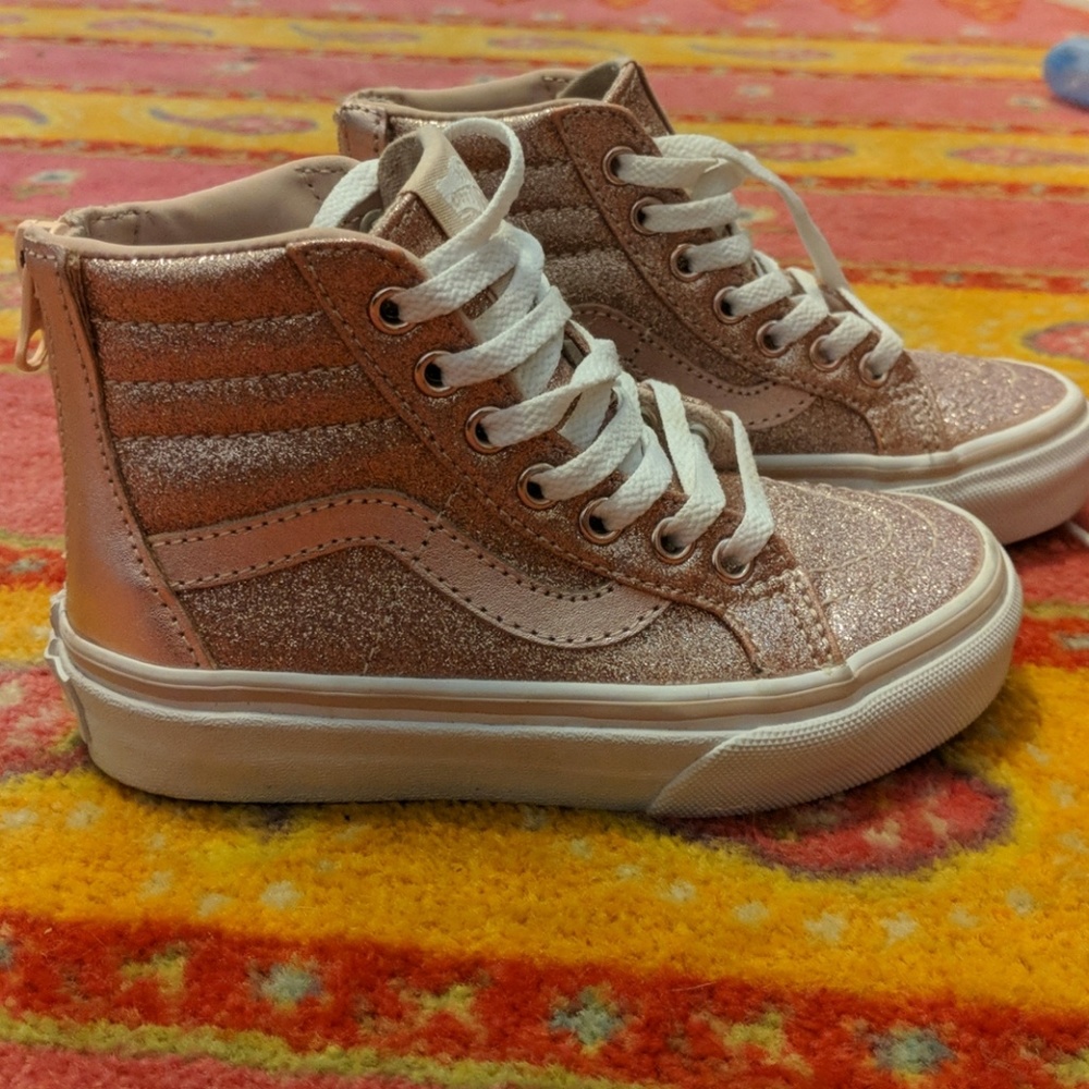 Pink Glitter Vans